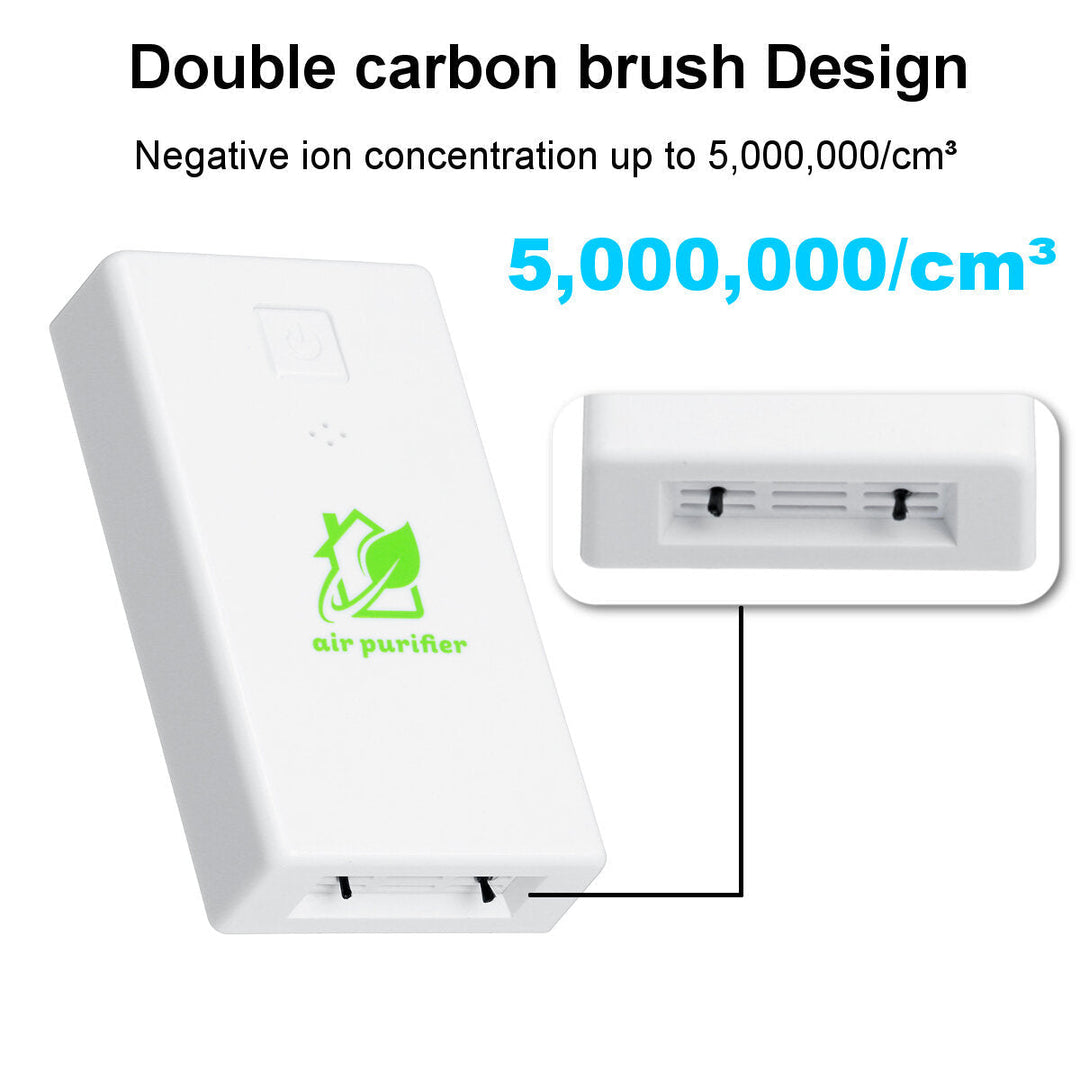 Portable Plug-in Air Purifier Negative Ion Purification Remove Formaldehyde Dust Eliminate Odor Low Noise Energy Saving Image 3