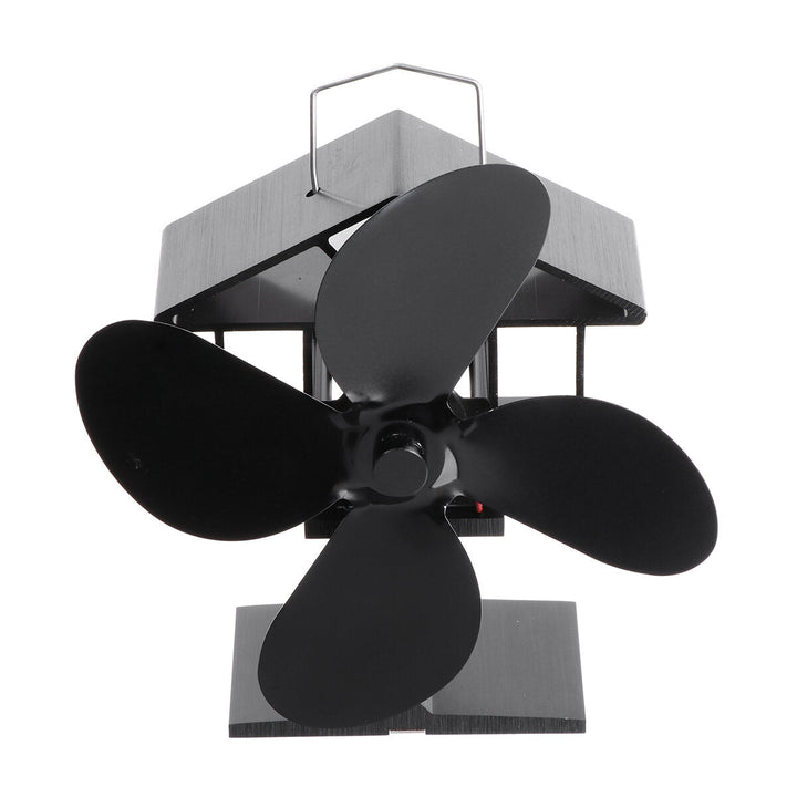 4-Blade Heat Powered Stove Fan for Wood,Log Burner,Fireplace Image 10