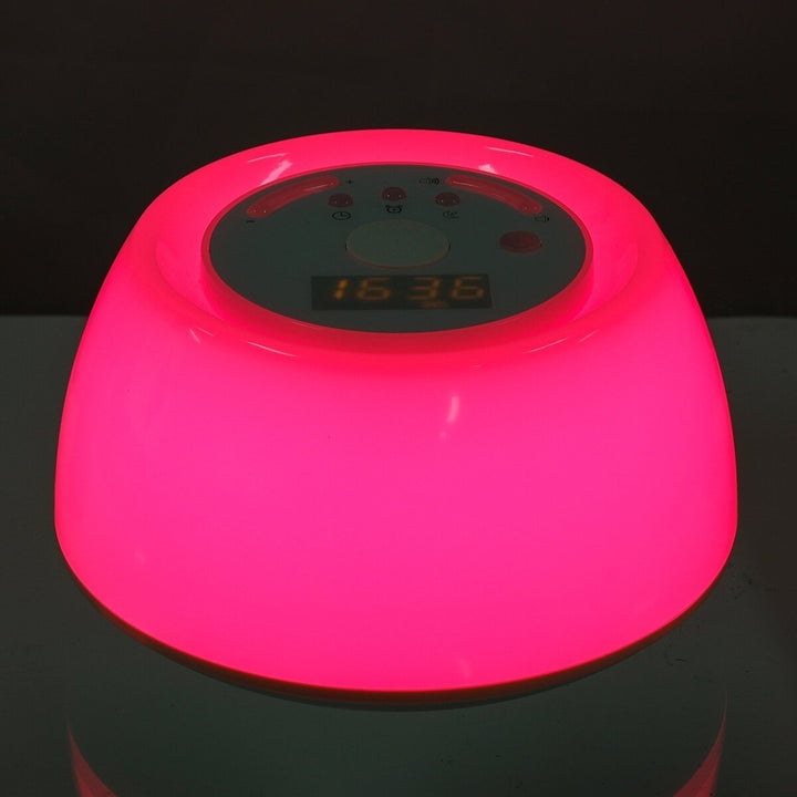 USB 7Colors Wake Up Light Sleeping Aid Night Lamp 4 Sleep Therapy Sounds Machine Image 7