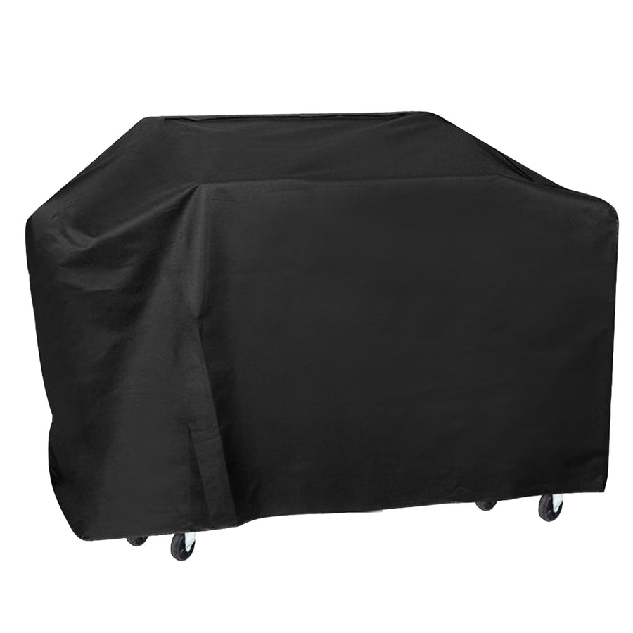 57inch BBQ Grill Cover Waterproof UV Resistant Heavy Duty Oxford Fabric Tan Black Image 1