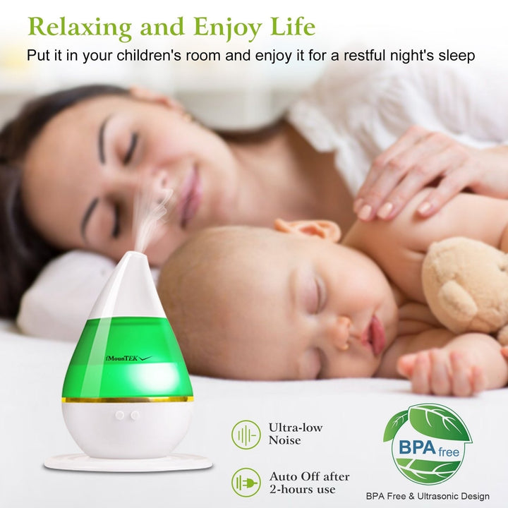 250ml Ultrasonic Aroma Humidifier Essential Oil Diffuser Nightlight USB Power Image 6