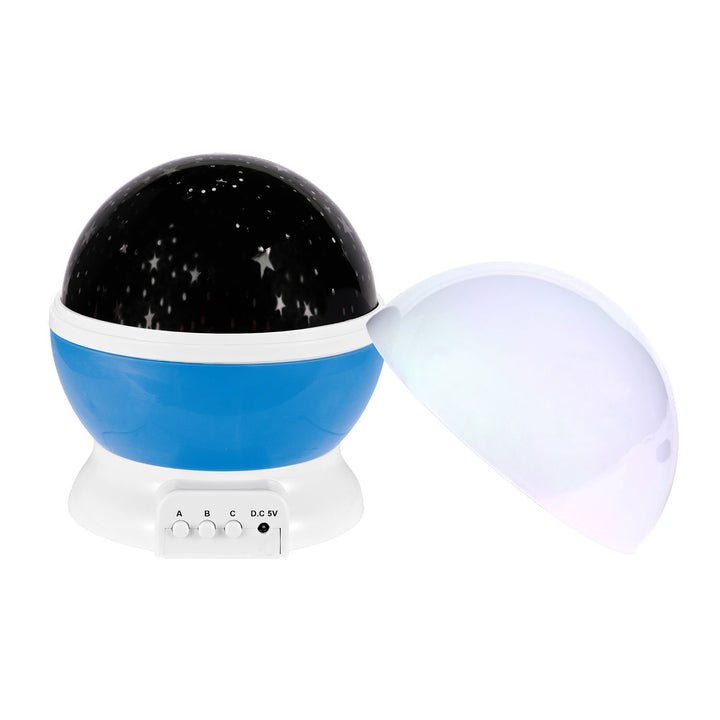 LED Star Sky Projector Night Light Kids Rotating USB Lamp Blue Pink Gift Image 1