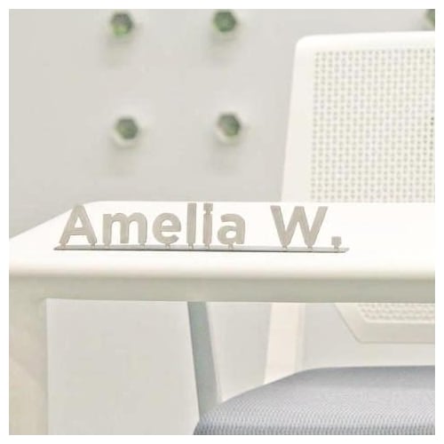 Large Desk Name Plaque - Custom Name Plate for Office and Desk Image 1