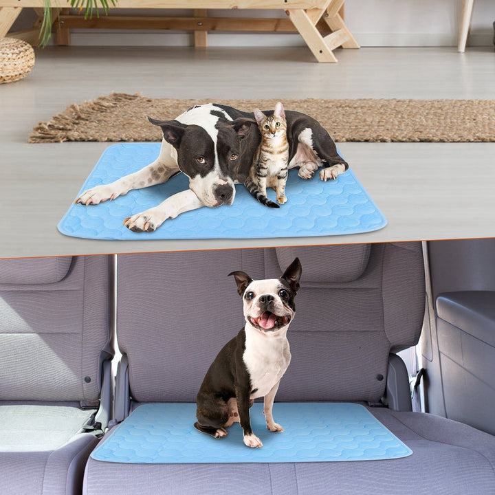 Pet Cooling Mat Pad Blanket for Dogs Cats Self Cooling Cushion Image 5