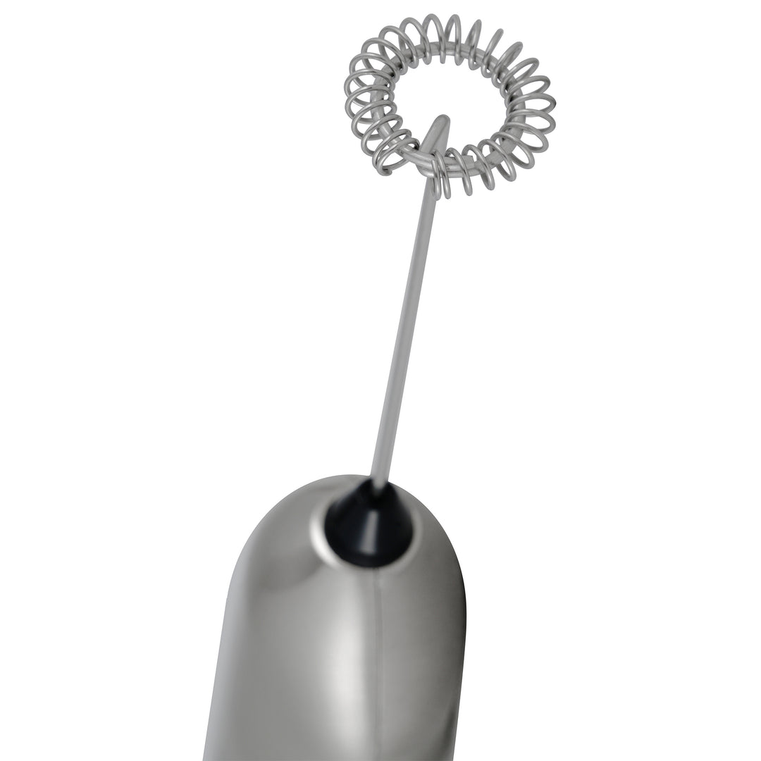 Ozeri Milk Frother Stainless Steel with Stand 4 Attachments for Coffee Drinks Image 5