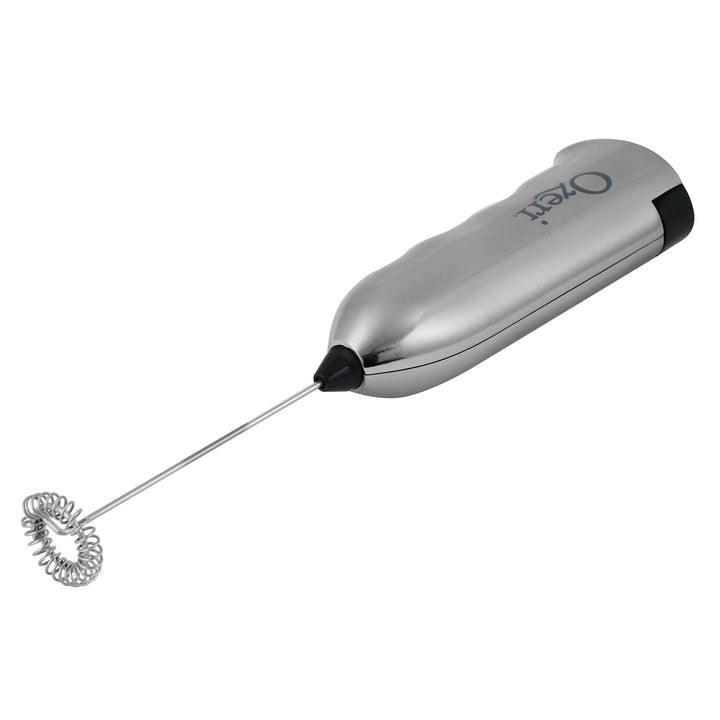 Ozeri Milk Frother Stainless Steel with Stand 4 Attachments for Coffee Drinks Image 6