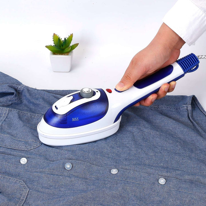 800W Handheld Steam Garment Steamer Blue Portable Anti-Scalding Ceramic Iron Image 8