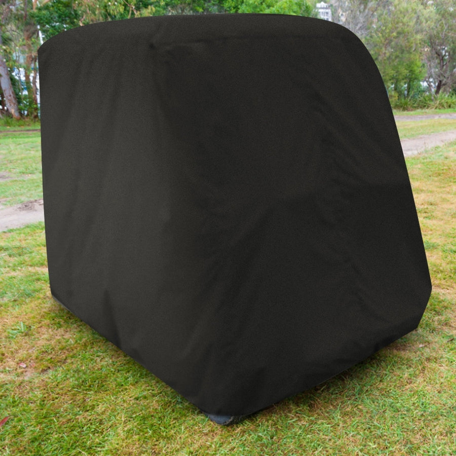 Universal 4 Passengers Golf Cart Cover 210D Water Resistant UV Resistant Outdoor Cover Fits For EZGO Club Car Yamaha Image 1