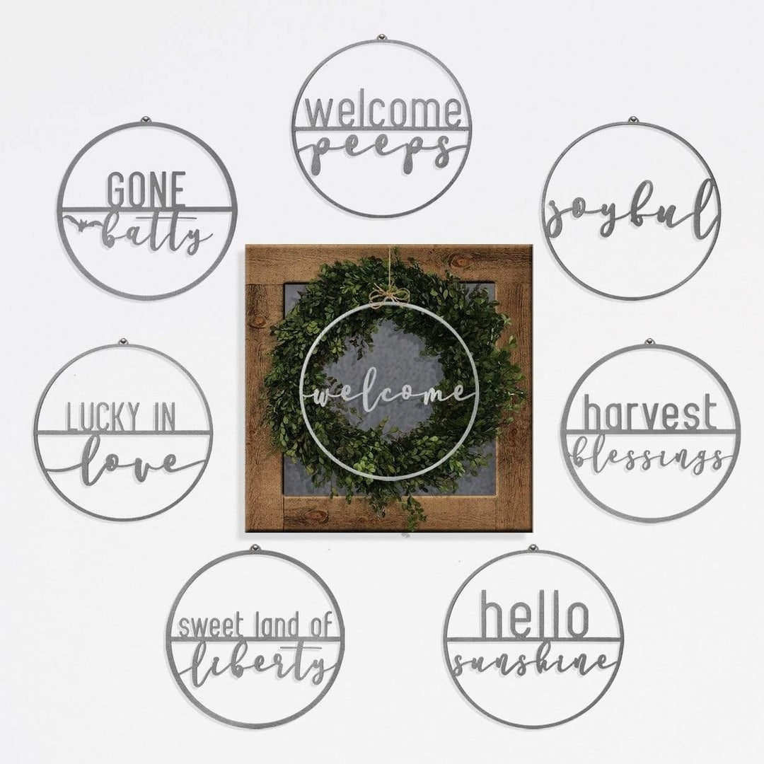 Minimalist Seasons Collection - Metal Holiday and Seasonal Greetings Image 1