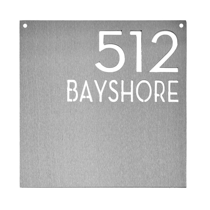 Hyde Address Plaque - House Number Address Sign Decor for Front Door Image 3
