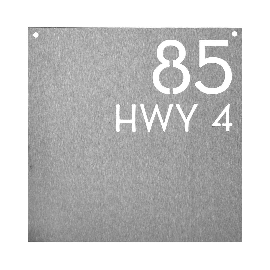 Hyde Address Plaque - House Number Address Sign Decor for Front Door Image 4