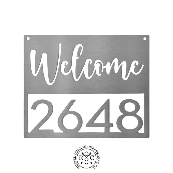 Station Park Address Plaque - 4 Styles - Personalized Address Plaque with Numbers Image 9