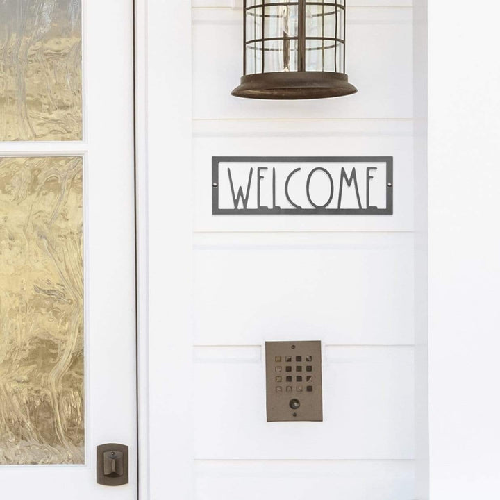 Hello, Stranger Porch Signs - 3 Styles - Metal Welcome Signs for Door Image 1