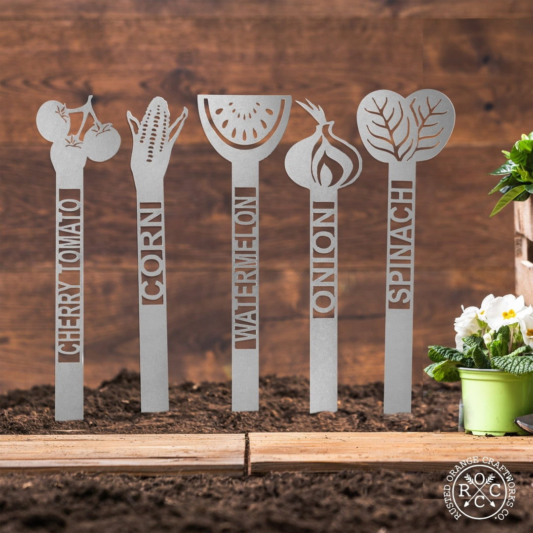 Green Garden Plant Stakes - Your Favorite 5 - Plant Labels Garden Markers Image 2