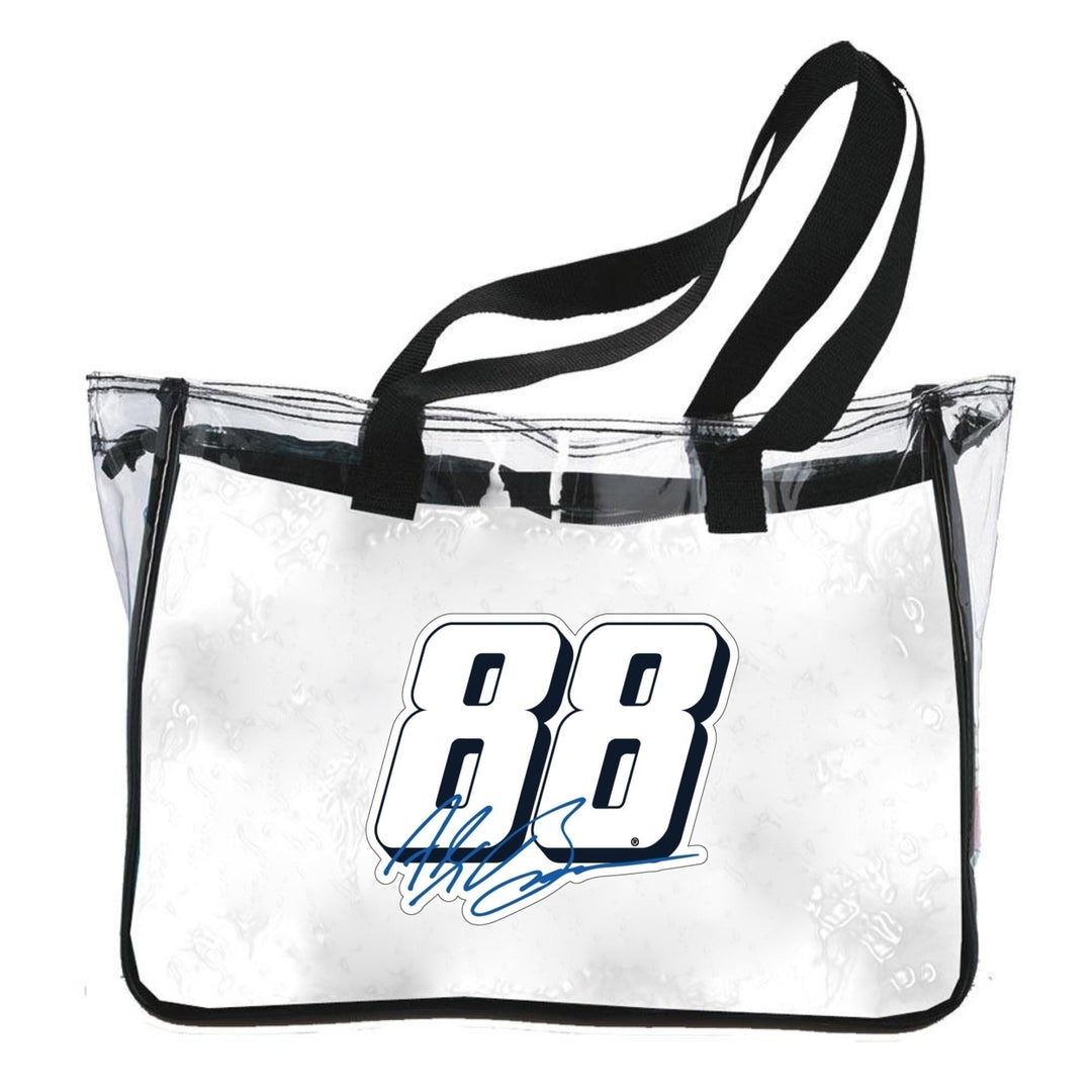 AB Alex Bowman 88 NASCAR Plastic Clear Tote Bag Image 1