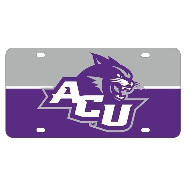 NCAA Abilene Christian University Metal License Plate - Lightweight, Sturdy and Versatile Image 1