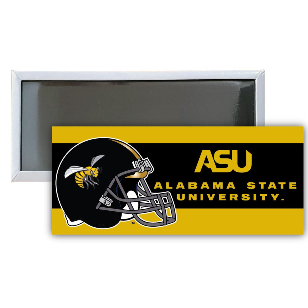 Alabama State University 4.75 x 2-Inch NCAA Vibrant Collegiate Fridge Magnet - Multi-Surface Team Pride Accessory Single Image 1