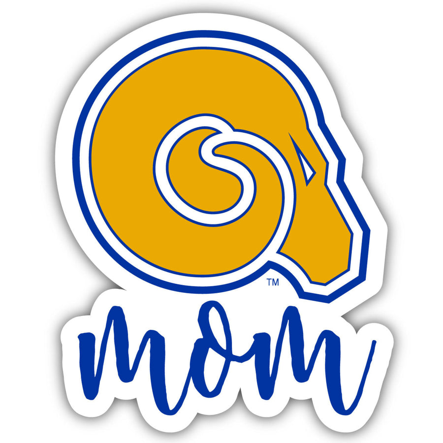 Albany State University 4-Inch Proud Mom NCAA - Durable School Spirit Vinyl Decal Perfect Image 1