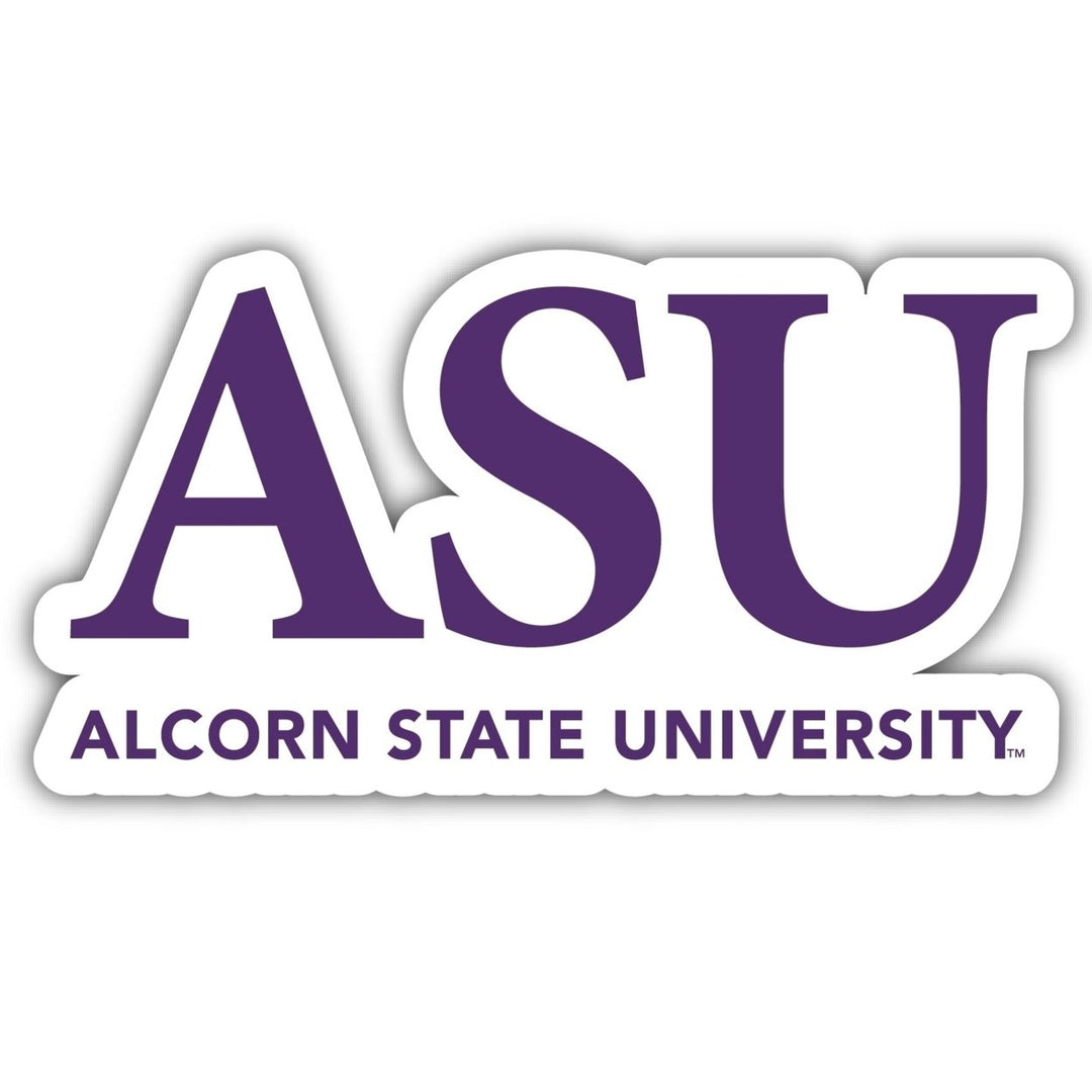 Alcorn State Braves 4-Inch Elegant School Logo NCAA Vinyl Decal Sticker for Fans, Students, and Alumni Image 1