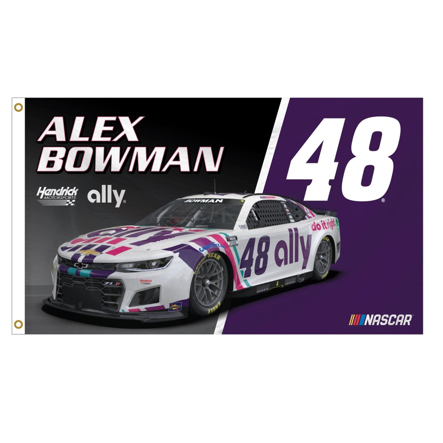 Alex Bowman 48 Nascar 3 x 5 Car Flag for 2022 Image 1