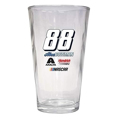 Alex Bowman 88 NASCAR Pint Glass Image 1