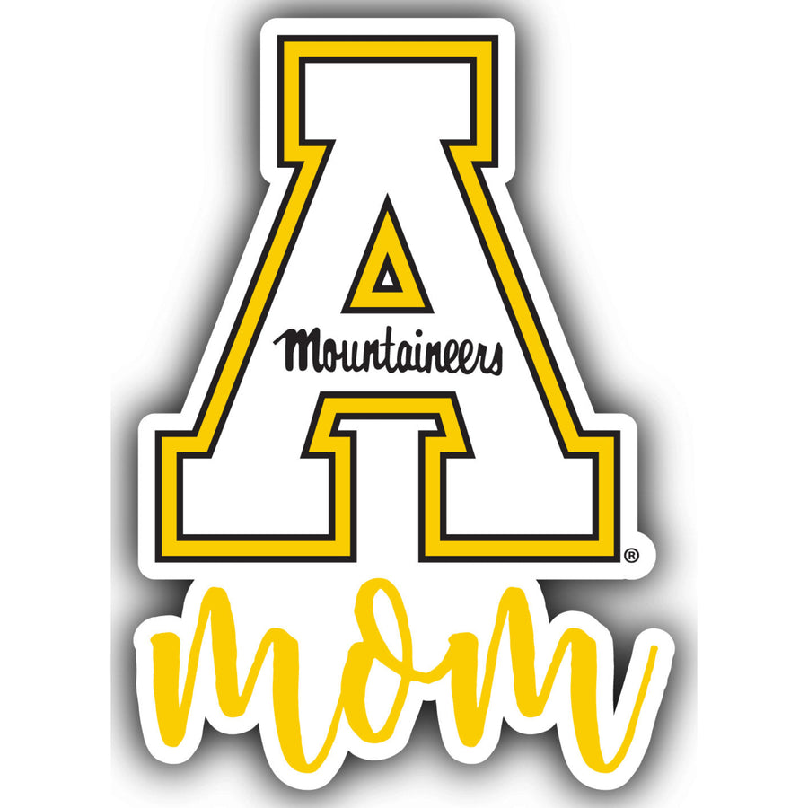 Appalachian State 4-Inch Proud Mom NCAA - Durable School Spirit Vinyl Decal Perfect Image 1