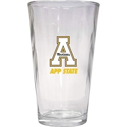 NCAA Appalachian State Officially Licensed Logo Pint Glass  Classic Collegiate Beer Glassware Image 1