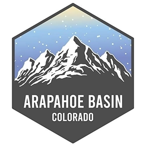 Arapahoe Basin Colorado Ski Adventures 4" Decal Image 1