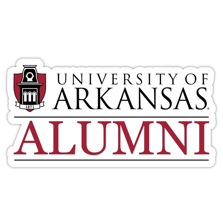 Arkansas Razorbacks 4-Inch Alumni NCAA Vinyl Sticker - Durable School Spirit Decal Image 1