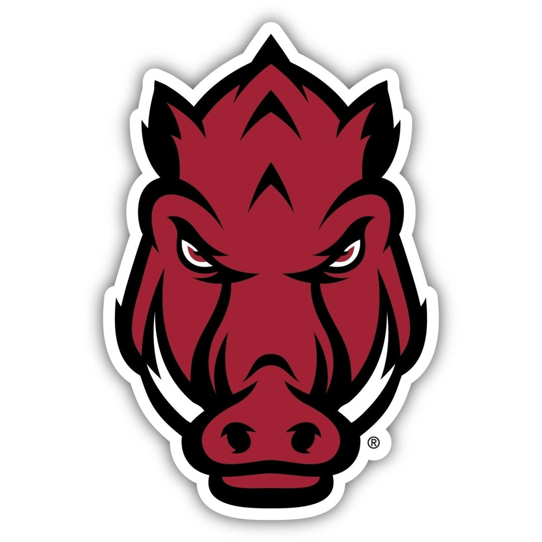 Arkansas Razorbacks 4-Inch Elegant School Logo NCAA Vinyl Decal Sticker for Fans, Students, and Alumni Image 1