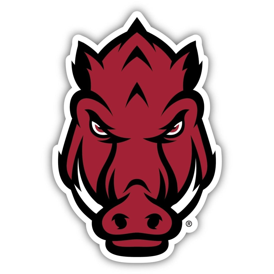 Arkansas Razorbacks 4-Inch Elegant School Logo NCAA Vinyl Decal Sticker for Fans, Students, and Alumni Image 1