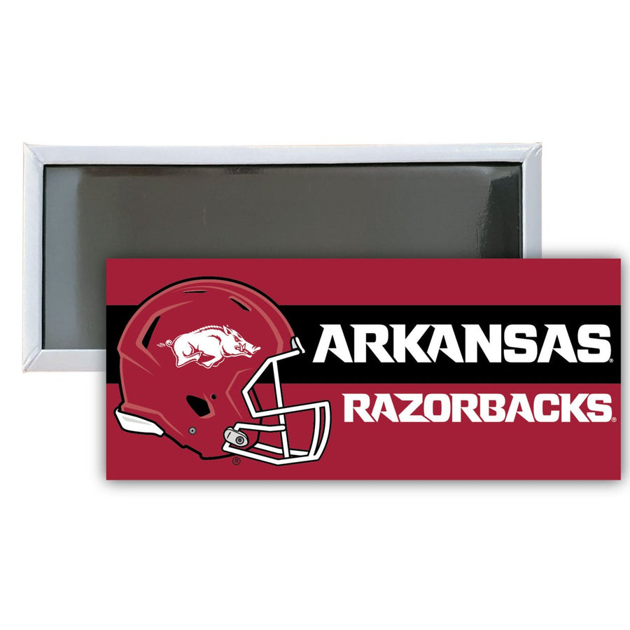 Arkansas Razorbacks 4.75 x 2-Inch NCAA Vibrant Collegiate Fridge Magnet - Multi-Surface Team Pride Accessory Single Unit Image 1