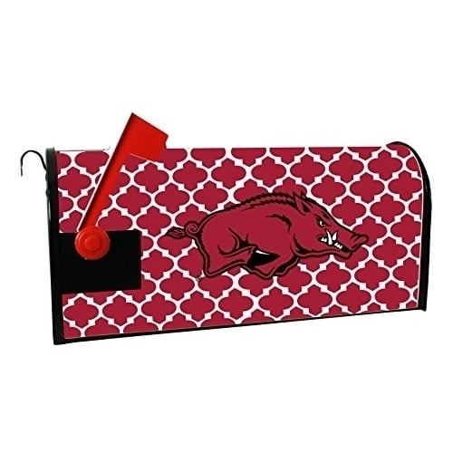 Arkansas Razorbacks NCAA Officially Licensed Mailbox Cover Moroccan Design Image 1