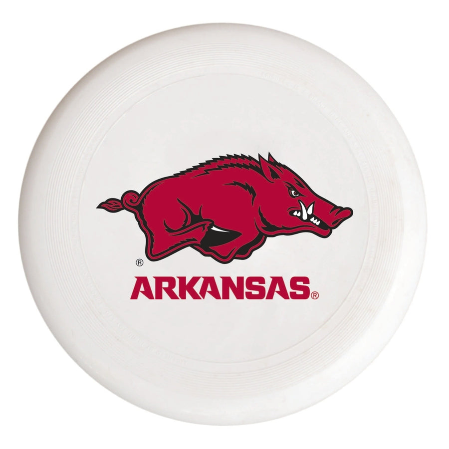 Arkansas Razorbacks NCAA Licensed Flying Disc - Premium PVC, 10.75 Diameter, Perfect for Fans and Players of All Levels Image 1