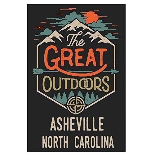 Asheville North Carolina Souvenir 2x3-Inch Fridge Magnet The Great Outdoors Image 1