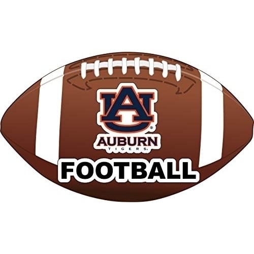 Auburn Tigers 4-Inch Round Football NCAA Gridiron Glory Vinyl Decal Sticker Image 1