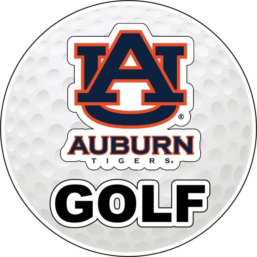 Auburn Tigers 4-Inch Round Golf NCAA Fairway Fervor Vinyl Decal Sticker Image 1