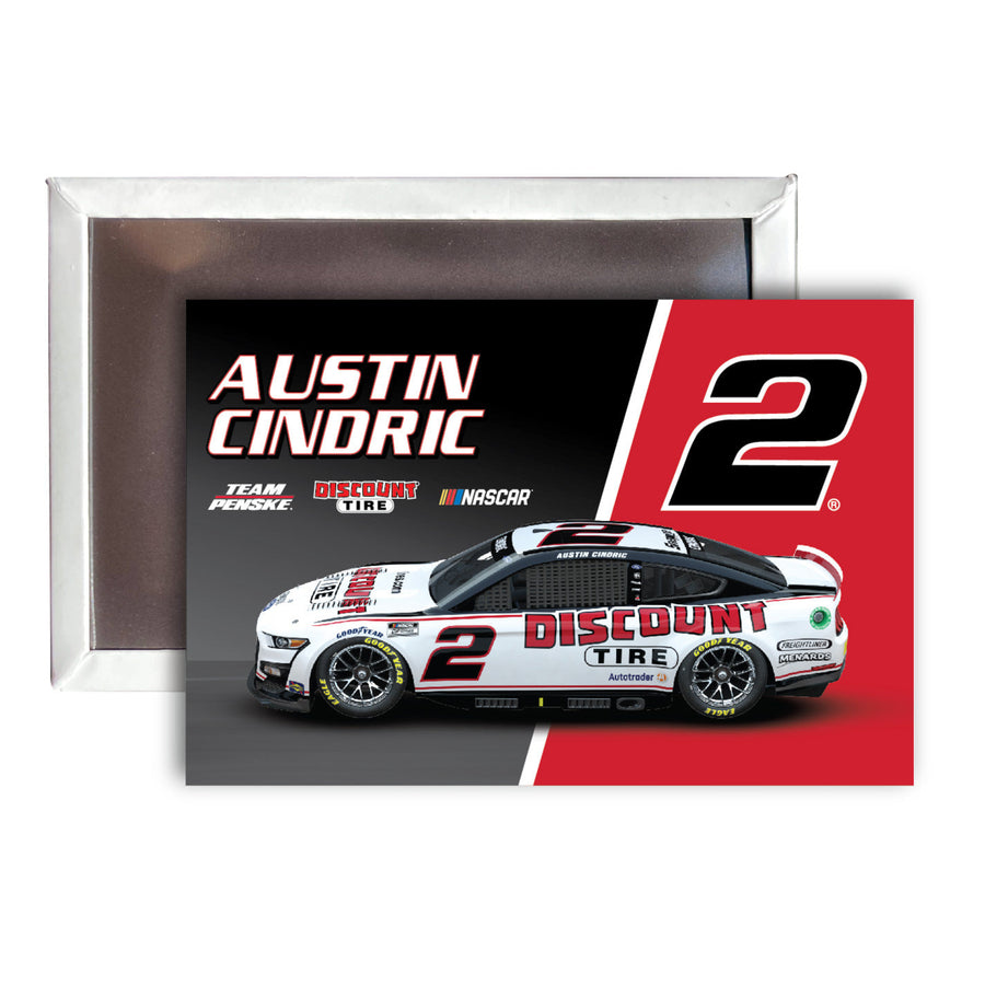 2 Austin Cindric Nascar 2x3-Inch Fridge Magnet Image 1