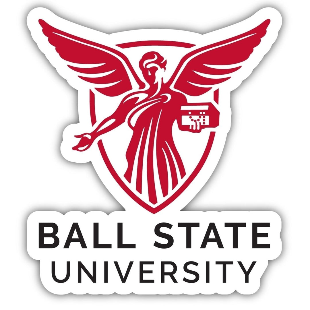 Ball State University 4-Inch Elegant School Logo NCAA Vinyl Decal Sticker for Fans, Students, and Alumni Image 1