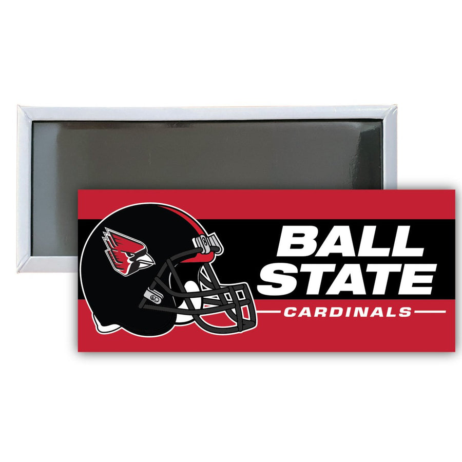 Ball State University 4.75 x 2-Inch NCAA Vibrant Collegiate Fridge Magnet - Multi-Surface Team Pride Accessory Single Image 1