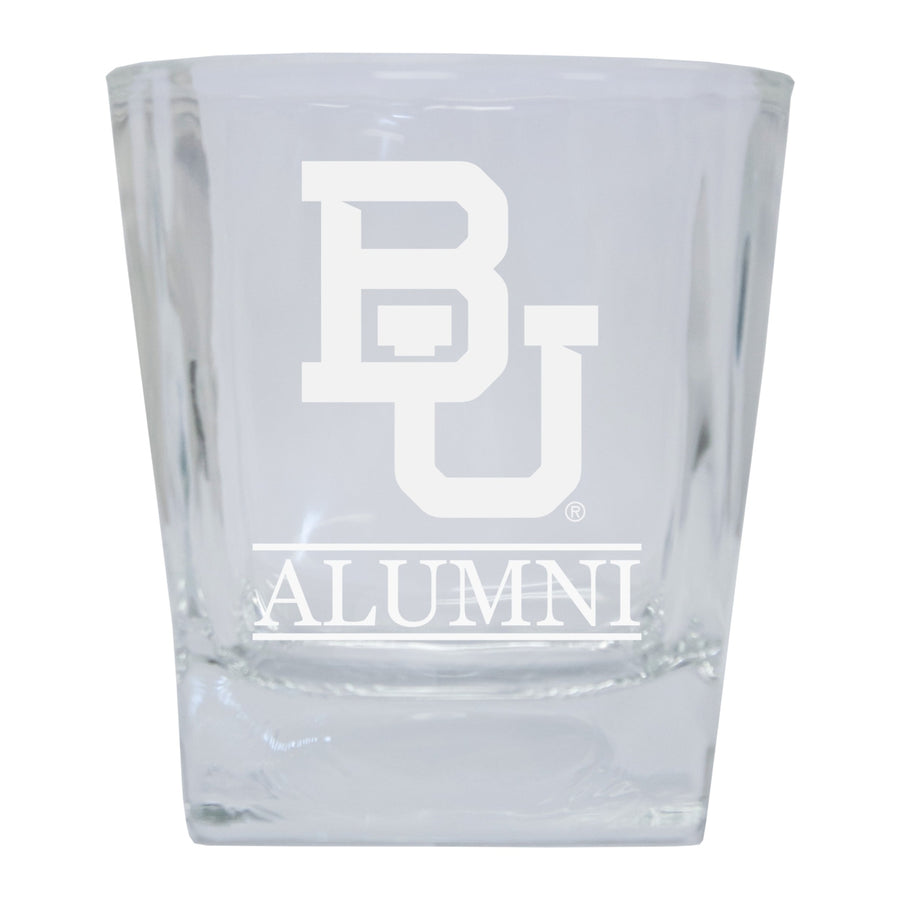 Baylor Bears 2-Pack Alumni Elegance 10oz Etched Glass Tumbler Image 1