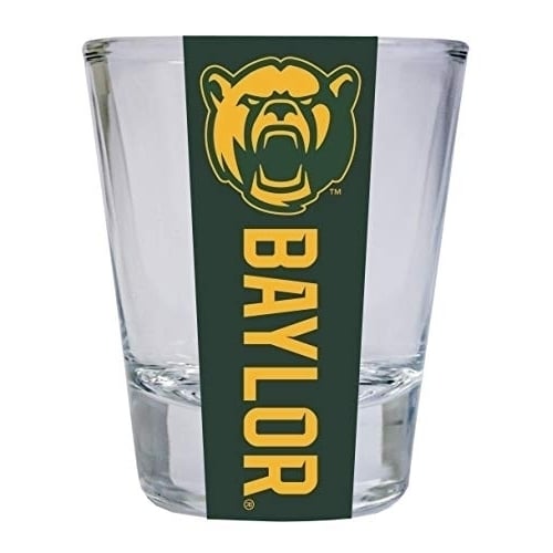 Baylor Bears NCAA Legacy Edition 2oz Round Base Shot Glass Clear Image 1