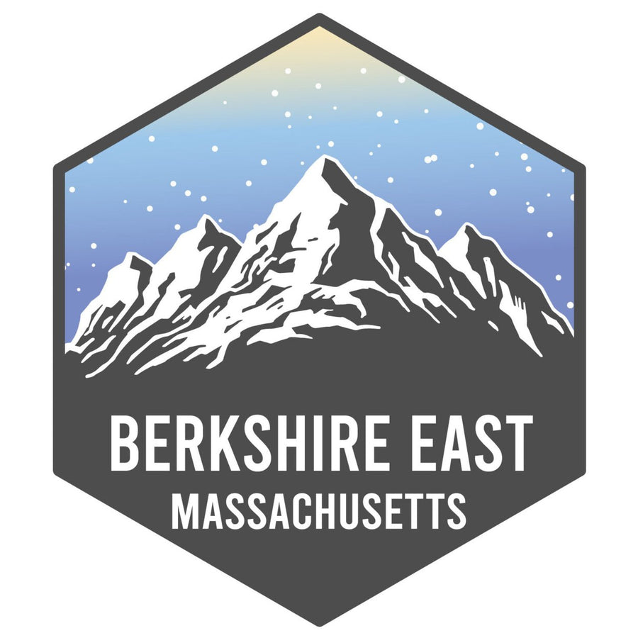 Berkshire East Massachusetts Ski Adventures Souvenir 4 Inch Vinyl Decal Sticker Image 1