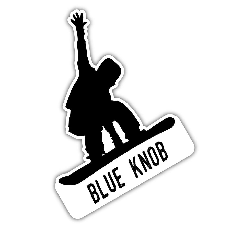 Blue Knob Pennsylvania Ski Adventures Souvenir 4 Inch Vinyl Decal Sticker Board Design Image 1