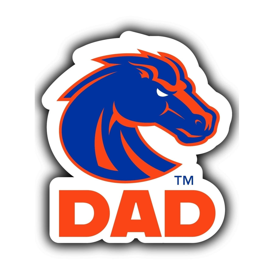 Boise State Broncos 4-Inch Proud Dad NCAA - Durable School Spirit Vinyl Decal Perfect Image 1