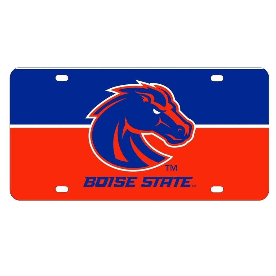 NCAA Boise State Broncos Metal License Plate - Lightweight, Sturdy and Versatile Image 1