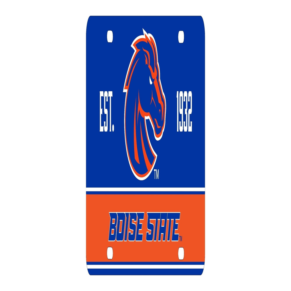 Boise State Broncos Metal License Plate Image 2