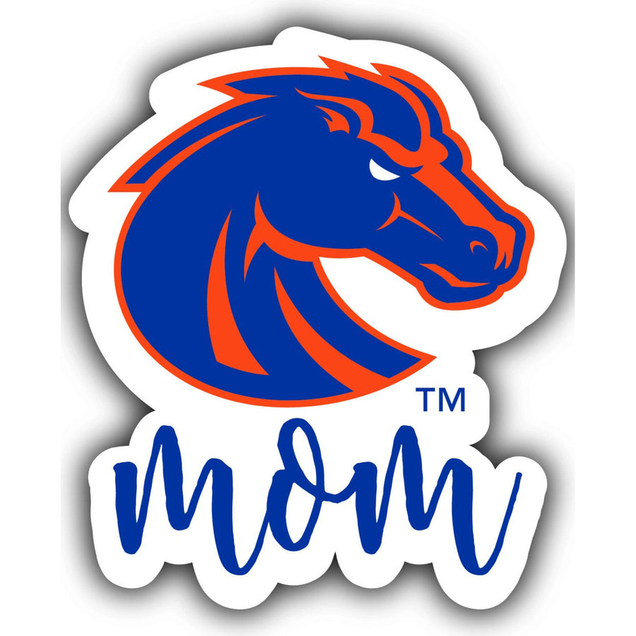 Boise State Broncos 4-Inch Proud Mom NCAA - Durable School Spirit Vinyl Decal Perfect Image 1