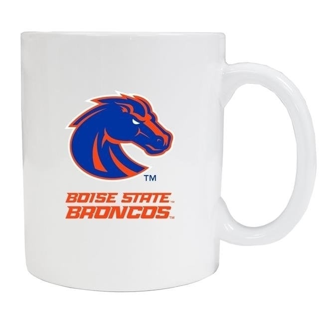 Boise State Broncos White Ceramic NCAA Fan Mug 2-Pack (White) Image 1