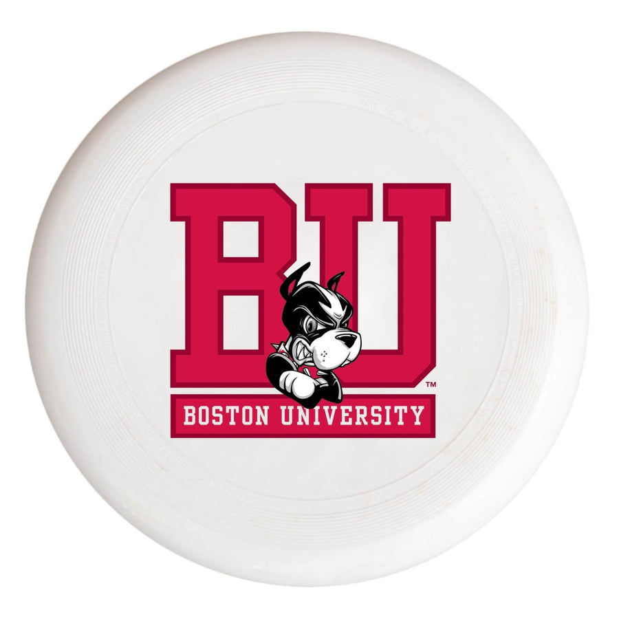 Boston Terriers NCAA Licensed Flying Disc - Premium PVC, 10.75 Diameter, Perfect for Fans and Players of All Levels Image 1